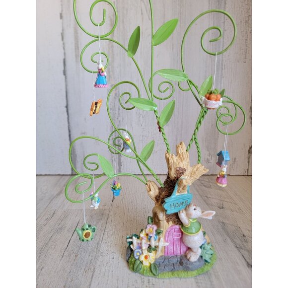 Easter Bunny Spring Tree Home gardening flower carrot Unique Home Decor - Picture 4 of 10